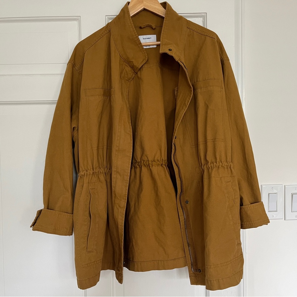 Old Navy Women's Mustard Jacket. Size XL